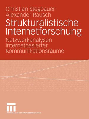cover image of Strukturalistische Internetforschung